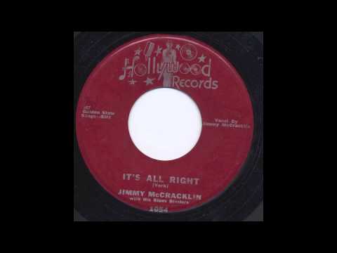 JIMMY McCRACKLIN - IT'S ALL RIGHT - HOLLYWOOD