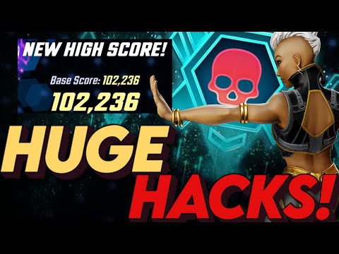 USE STORM AND EMMA FOR EASY DANGER ROOM! D10 FULL RUN GAMEPLAY! MARVEL Strike Force