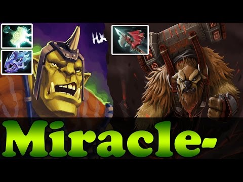 Miracle- Dota 2 - EarthShaker with Hurricane Pike and Alchemist with Moon Shard and Mjollnir