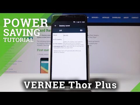 How to Activate Power Saving Mode in VERNEE Thor Plus - Extend Battery Life