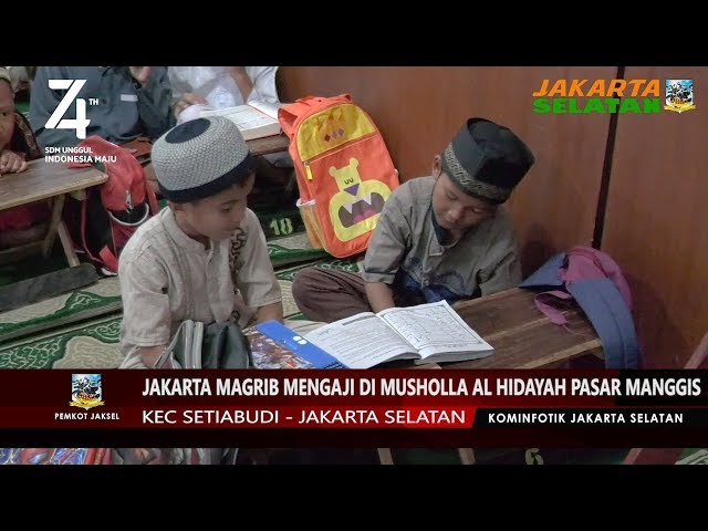 Jakarta Magrib Mengaji di Musholla Al Hidayah Pasar Manggis