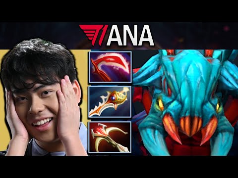 Weaver Dota 2 7.32 Gameplay T1.Ana with 20 Kills and Divine Rapier - TI12