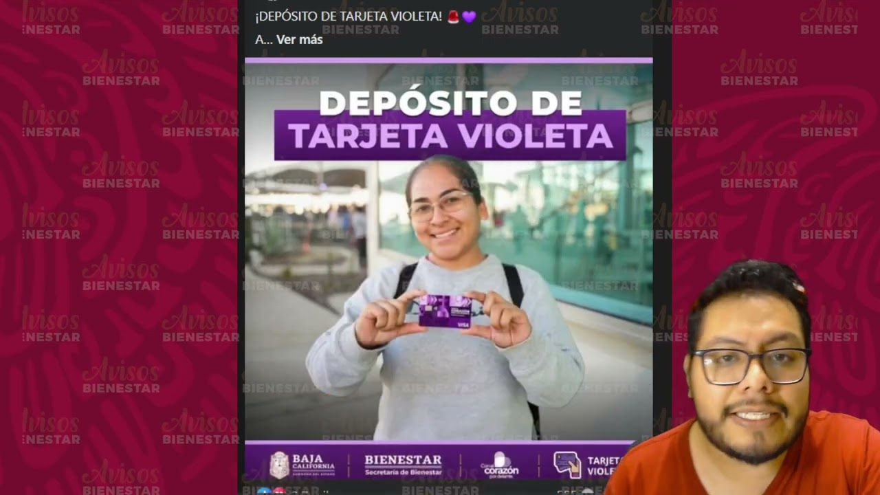 ¡YA ESTA LOS 2 MIL 600! mujeres bieneficiarias de la tarjeta violeta, hoy  30 de octubre 2025