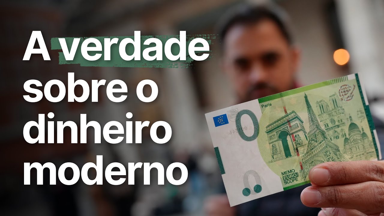 O seu DINHEIRO é tão VERDADEIRO quanto essa nota de EURO