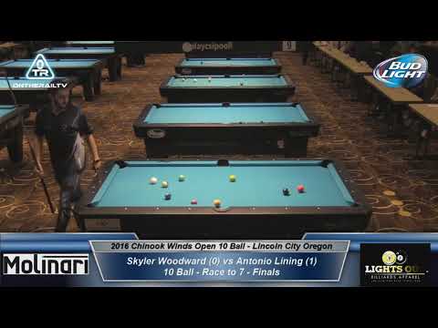 Skyler Woodward vs Antonio Lining - 2016 CWO 10 Ball Men's Finals
