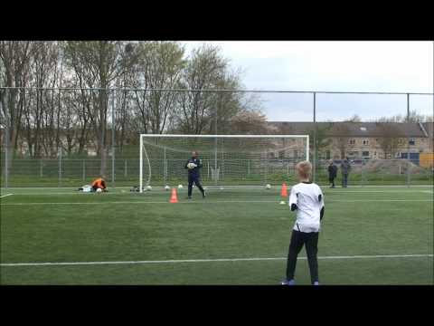 Damian Stiemer, 9 jaar, funny met Arben Kasolli, d.d. 18-04-2012