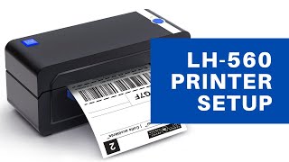 LH-560 Thermal Label Printer Setup Tutorial