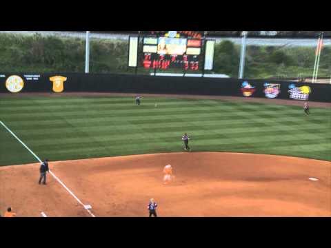 Tennessee Softball vs. Furman Highlights 4/22/14