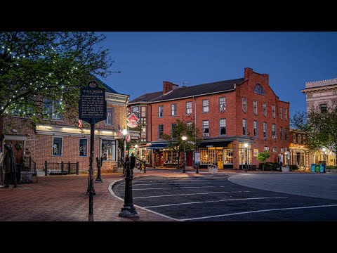 Movie filming in downtown Gettysburg
