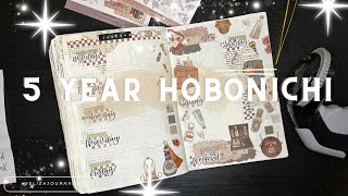 Transforming My 5-Year Hobonichi into a Memory Journal 🌸📖 #hobonichi #planner #planwithme #stickers