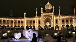 preview picture of video 'Tivoli Jul 2014 & Rådhuspladsen Juletræ tændes.'