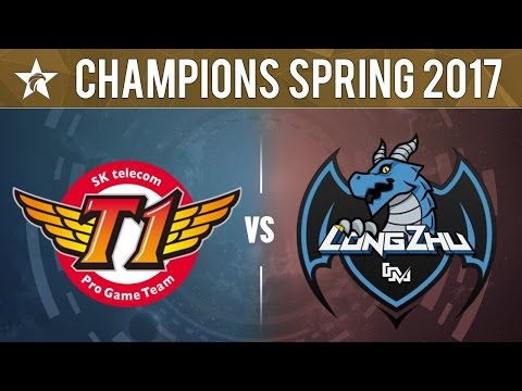 Highlights: LCK Spring 2017 - SKT vs LZ - Full Series *Peanut Baron Steal*