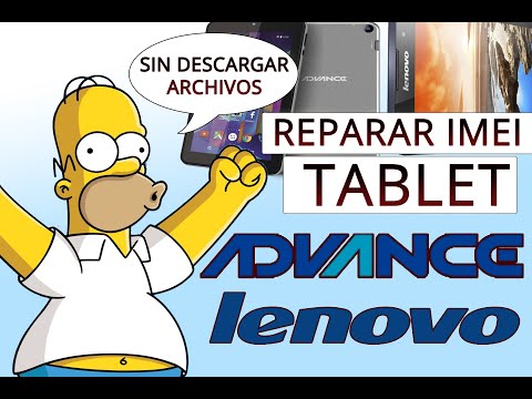 Reparar imei tablet china- LENOVO - ADVANCE 😱😱