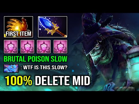 How to Totally Delete Mid As a Hyper Dazzle with 1st Item Midas EZ 22Min GG Dota 2