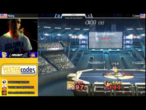 COA 6 Project M - FS Narq (Lucas) vs Conti (Diddy Kong) Losers Round 4