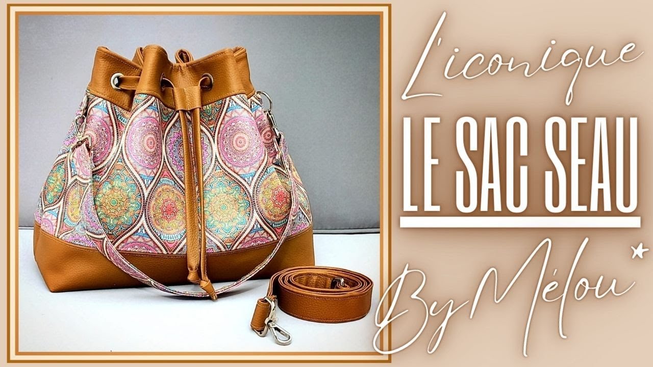 Tuto #DIY facile : coudre pas-à-pas un sac #iconique et #intemporel , Le Sac Seau BY #MÉLOU 🥰