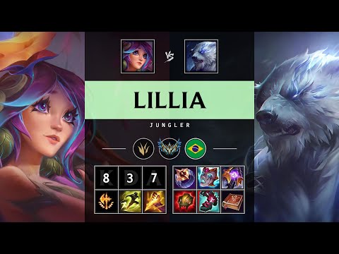 Lillia Jungle vs Volibear - BR Challenger Patch 25.13