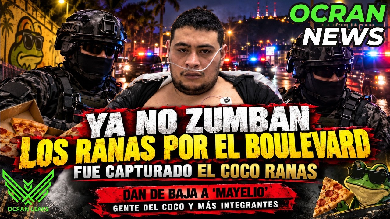 Ya NO Zumbaron los Ranas! Fue capturado el Coco Ranas en Culiacan!