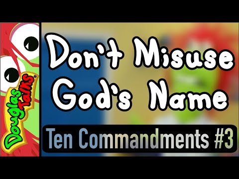 Don't Misuse God's Name | The Third Commandment For Kids