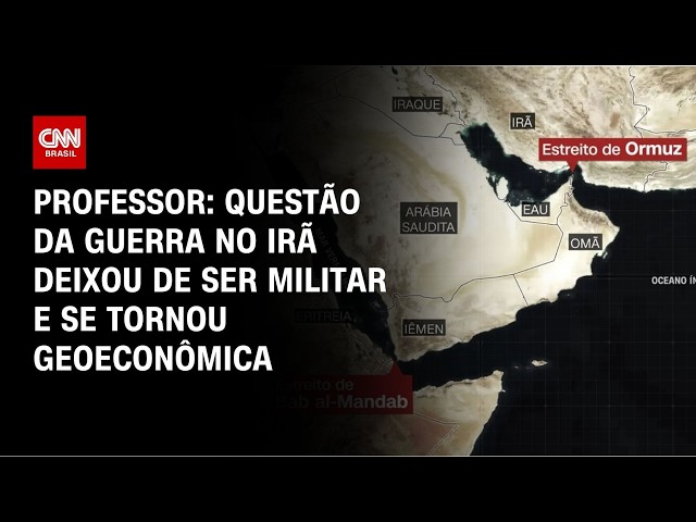 Questão da guerra no Irã deixou de ser militar e virou geoeconômica, diz professor | CNN PRIME TIME