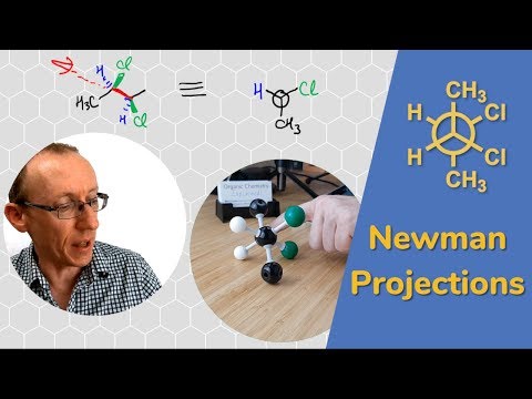 Newman projections - How to Draw Newman Projections