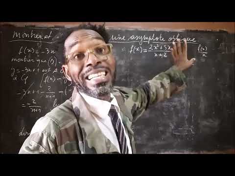 SHOW THAT AN ASYMPTOTE IS OBLIQUE AND DETERMINE IT