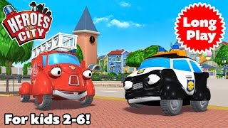 Heroes of the City - Non-Stop!  Long Play "Bundle 01" - Preschool animation - 4 episodes in a row