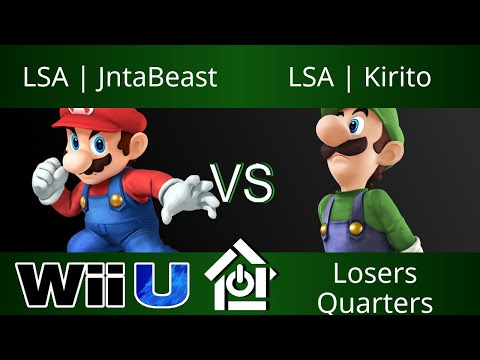 Typo House Macon 8/15/17 - LSA | JntaBeast (Mario) vs LSA | Kirito (Luigi) - Smash 4 Losers Quarters