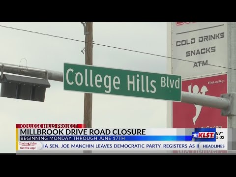 College Hills Project to Close Millbrook Drive Intersection Starting Monday