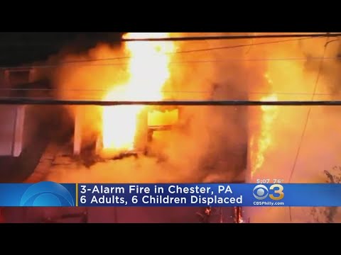 3-Alarm Fire In Chester Leaves 6 Adults, 6 Children Displaced