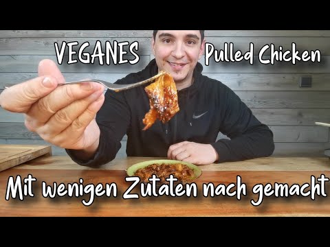 Seitan Rezept | VEGANES Pulled Chicken für zu Hause