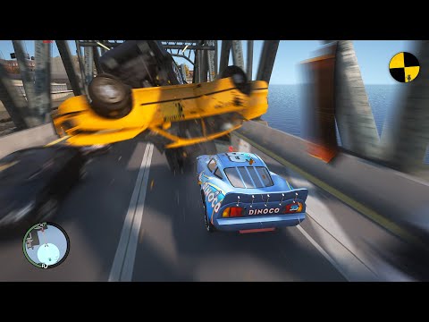 GTA 4 Crazy Dinoco McQueen Ep.7