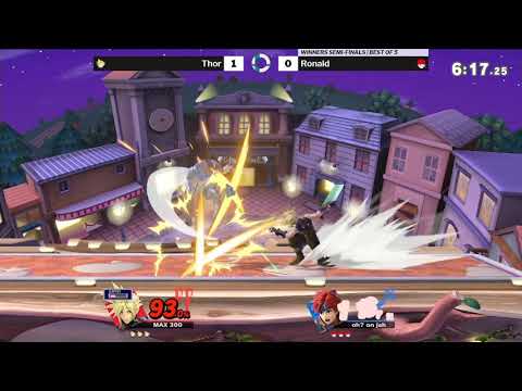 SOS176 SSBU Winners Semi-Finals - Thor (Cloud) vs Ronald (Roy)