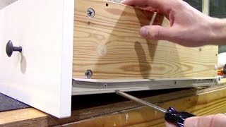 How to fix loose wood furniture screws - Ikea Repair