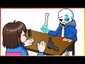 SANS vs FRISK | UNDERTALE - AMONG US CUP SONG  #41 | GH'S ANIMATION