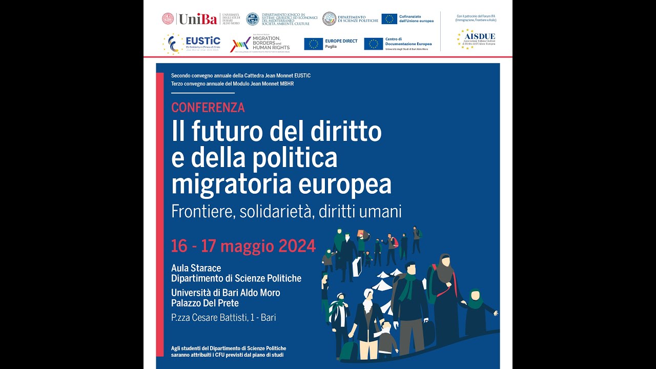 Il futuro del diritto e della politica migratoria europea. 16-17/5/2024. Sessione seconda