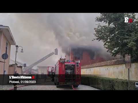 Piobesi: incendio al Castello