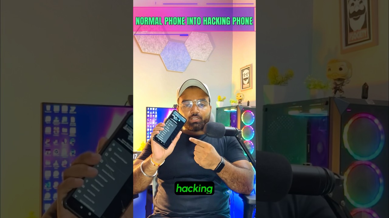 Convert Normal Phone into Ethical H@cker Phone 🔥😲⚠️ #ethicalhacking  #cybersecurity #cybersafety