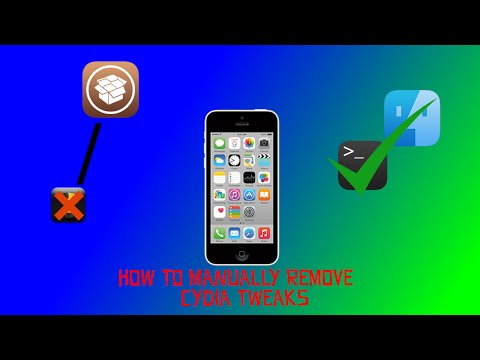 How to manually remove cydia tweaks