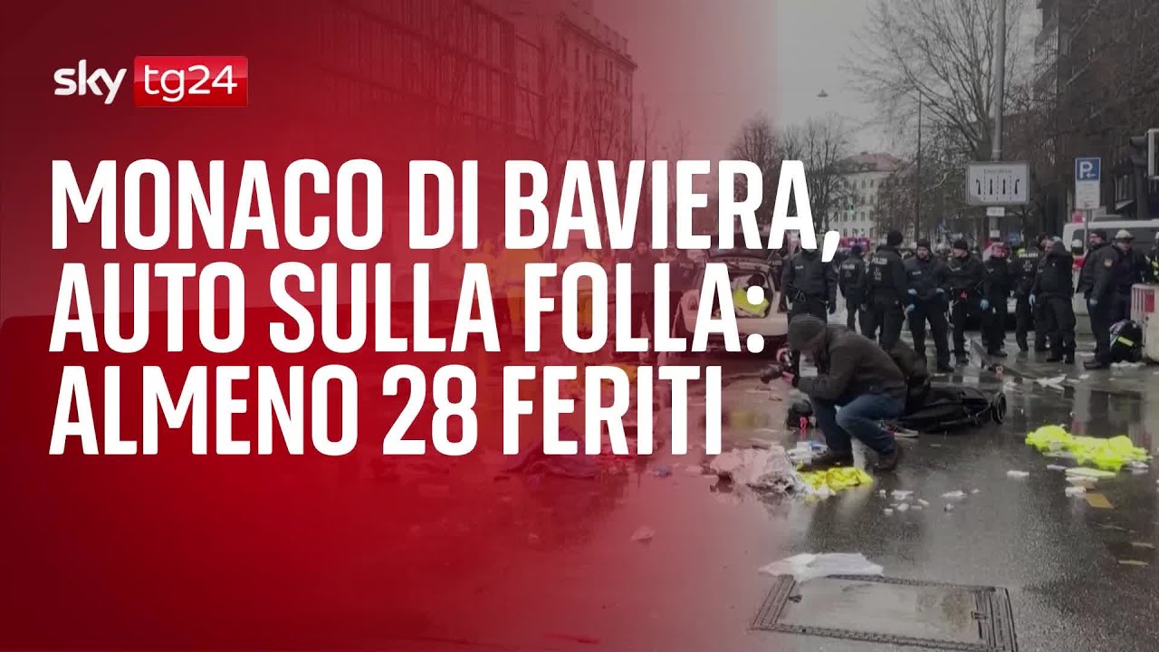 Monaco di Baviera, auto sulla folla: almeno 28 feriti
