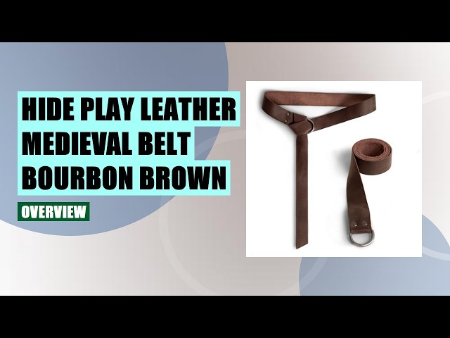 Vídeo relacionado con DIELIANHUA Juego de Riñonera Medieval, Cinturón Medieval con Retro Riñonera, Riñonera Steampunk, Accesorios Renacentista para Cosplay Mascarada Halloween