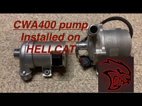Pierburg CWA400 Intercooler pump installed on Hellcat Charger/Challenger