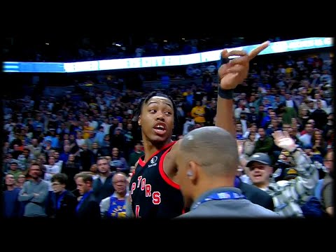 Scottie Barnes gets tossed in the final seconds! - Raptors vs Nuggets | March 6, 2023