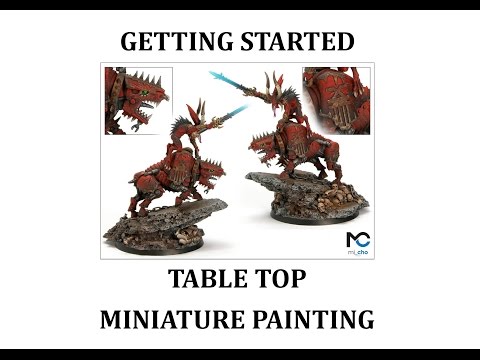 Getting Started w/Table Top Miniature Painting - Episode 1 - by MiCho