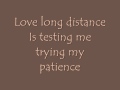 The Gossip - Love Long Distance (Lyrics) 