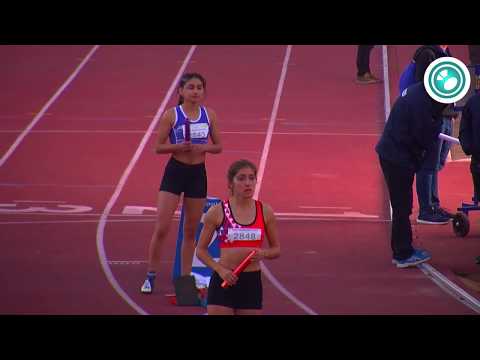 Relevos 4 x 100 metros Damas - Juegos Deportivos Nacionales