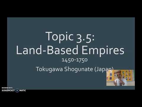 AP World History: 3.5 - Tokugawa Shogunate (1450-1750)