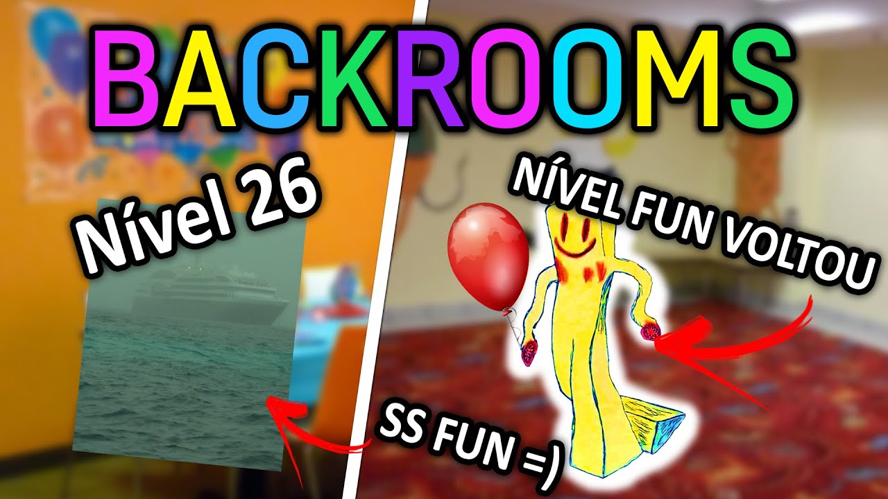 Nível 26 - Novo Nível Fun | SS Fun =) - Backrooms Explicado