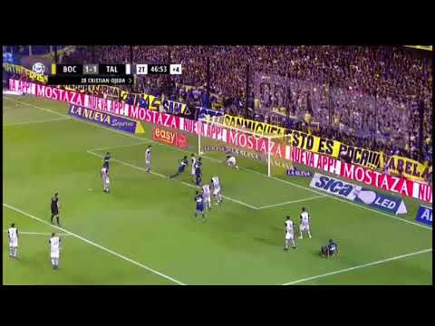 Gol de Pablo Pérez. Boca 2-1 Talleres. Superliga Argentina