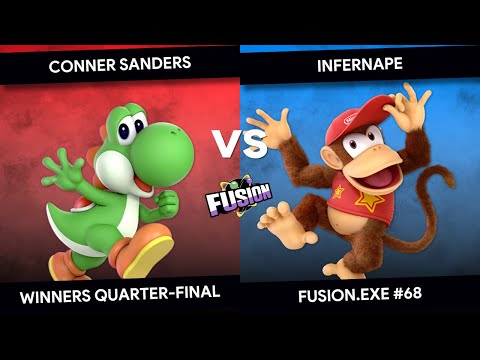 Fusion.exe 68 - Infernape (Diddy Kong) vs Conner Sanders (Yoshi) - Top 32 - Winners Quarter-Final